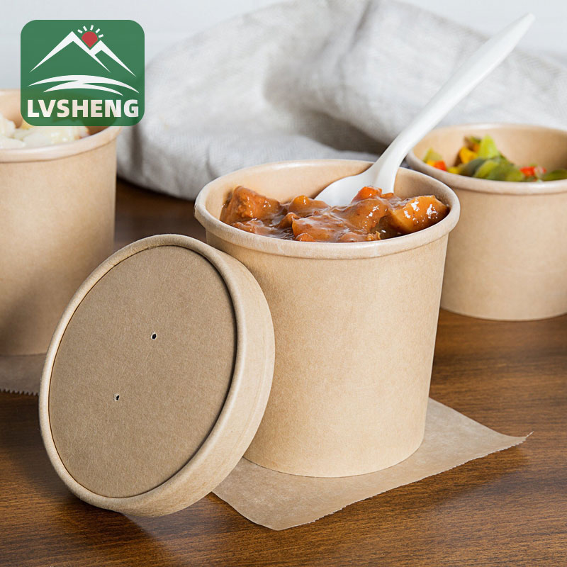 Kraft Paper Soup Situla